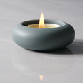 Optimize360 Handmade Decorative Pebble Tealight Candle Holders Set of 8