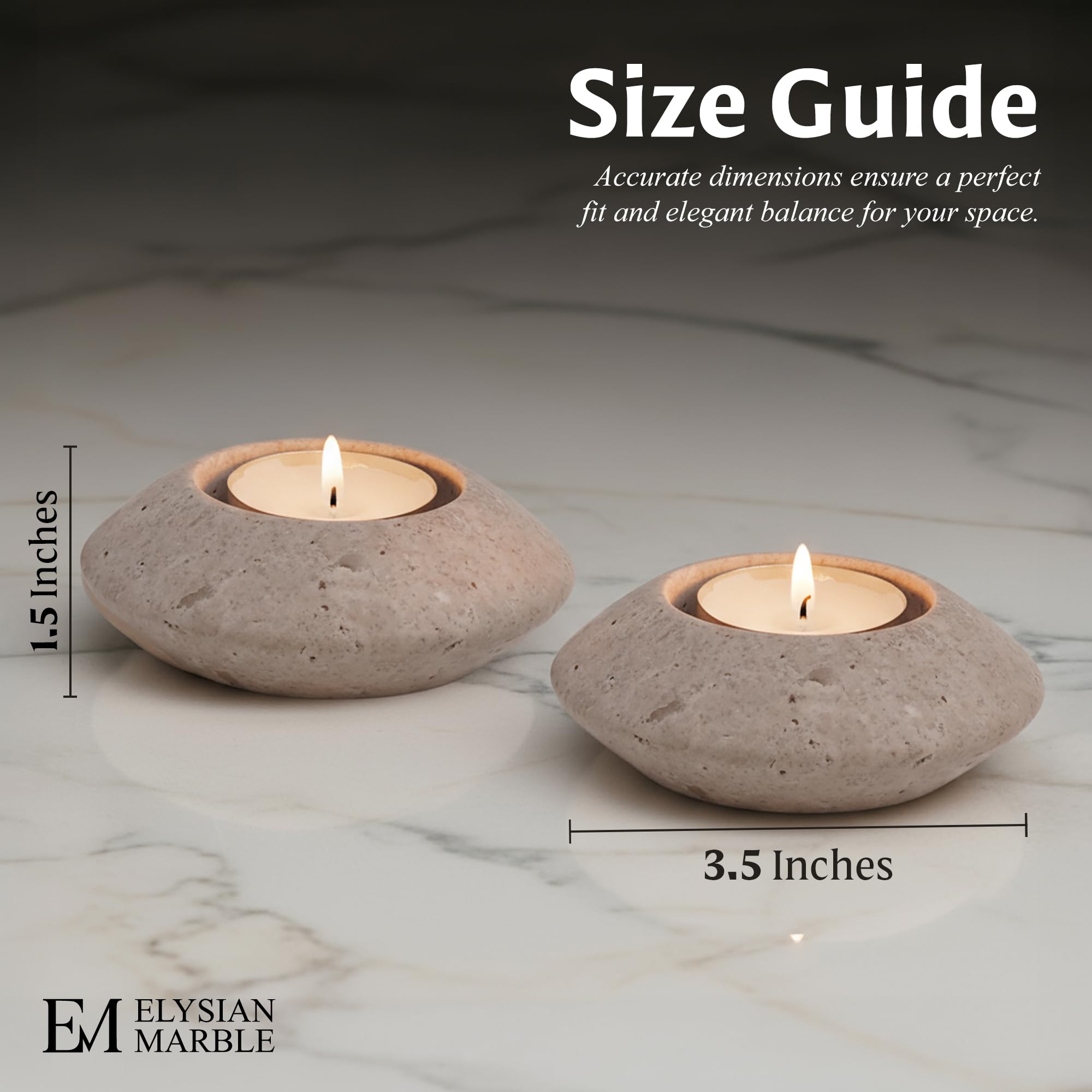 Optimize360 Tealight Candle Holders Set of 2