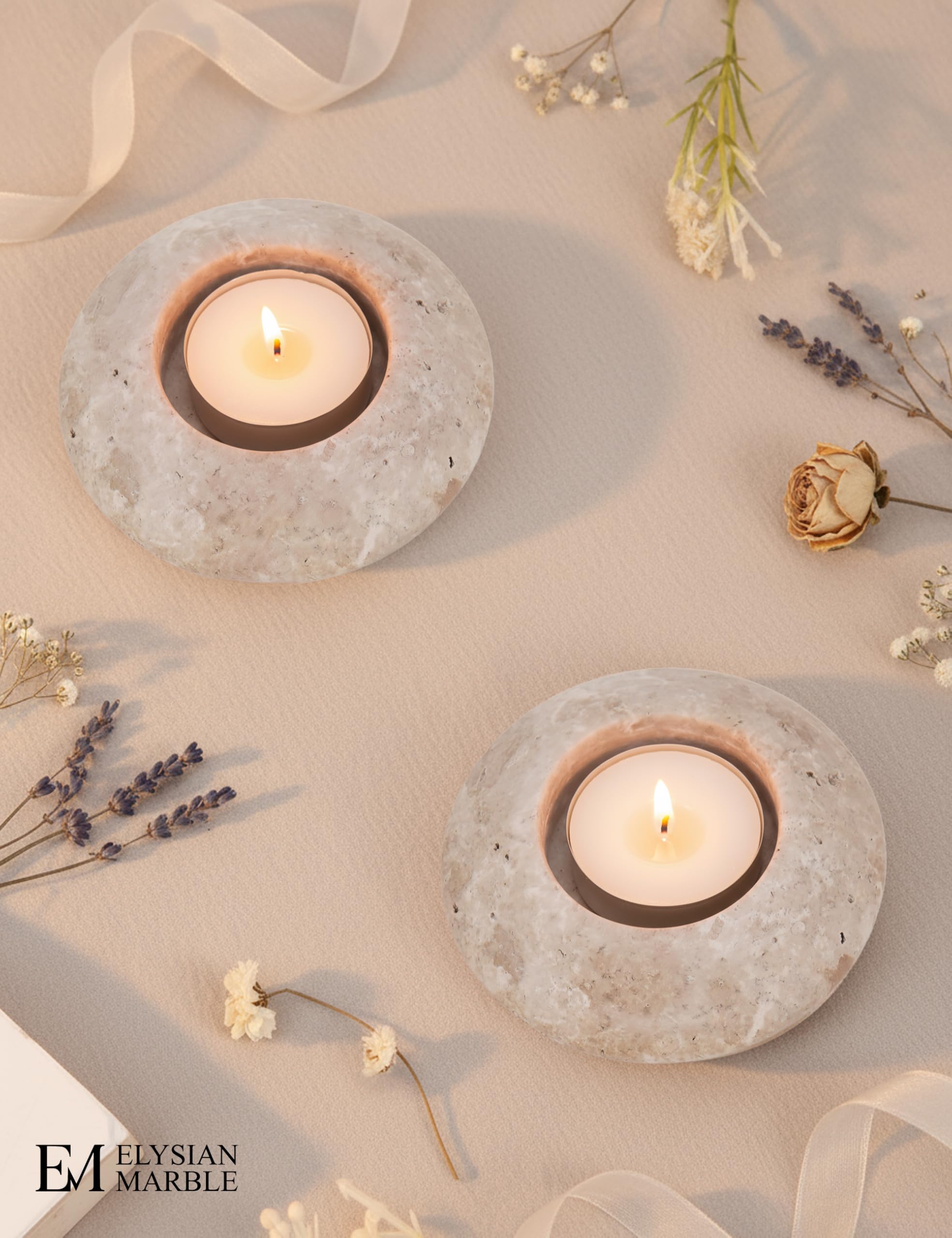 Optimize360 Tealight Candle Holders Set of 2