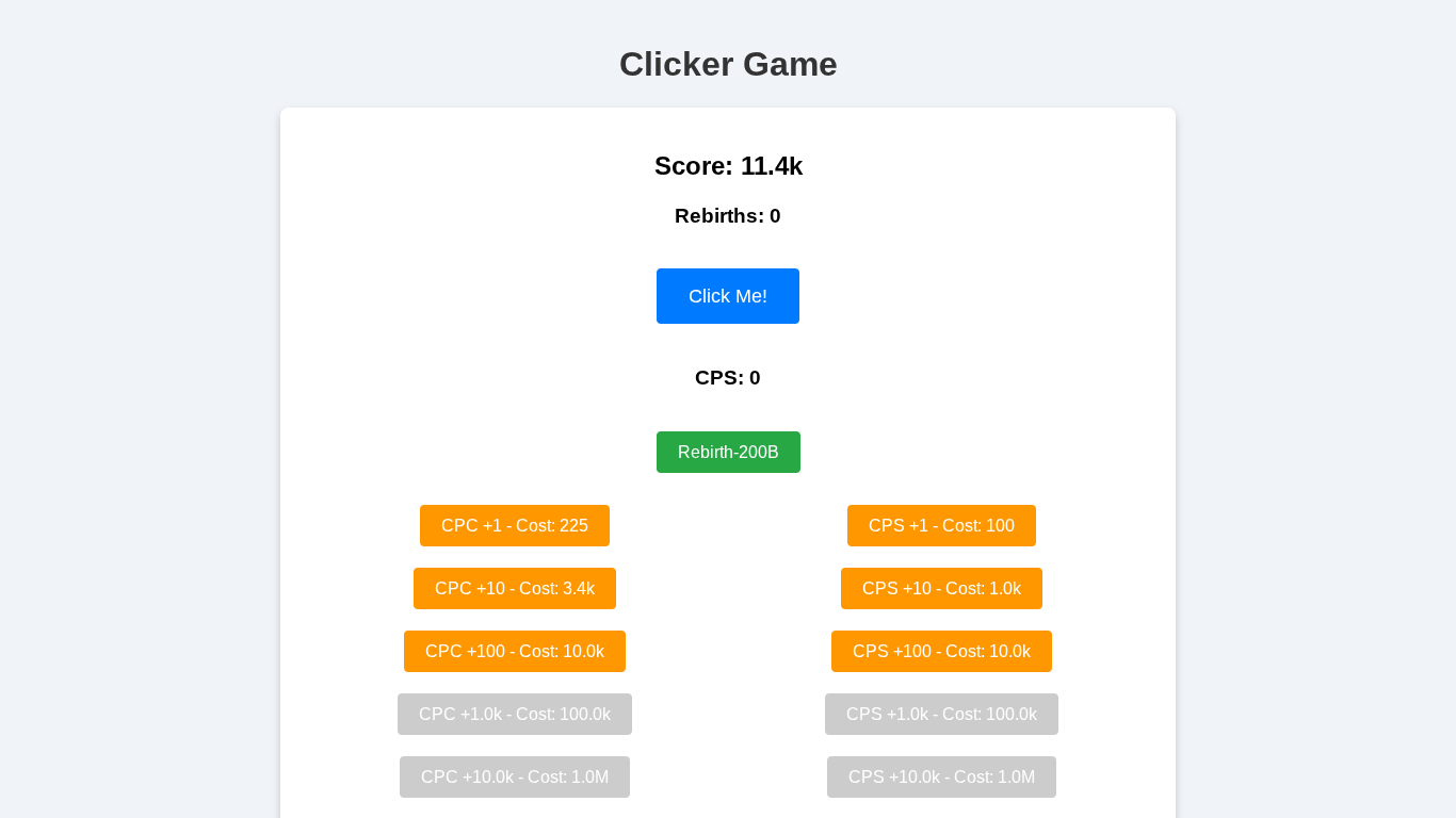 clicker game online!